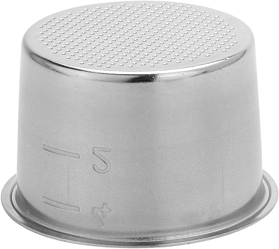 51mm Stainless Steel Coffee Filter Basket, 4 Cup Coffee 51mm Single Wall non-pressurized Filter Basket, Please check the size and shape carefully
