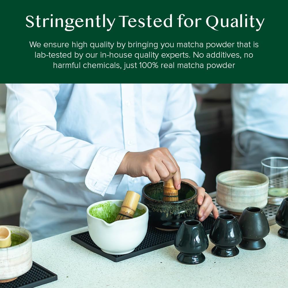 VAHDAM, Japanese Matcha Tea Powder (50 Cups,3.53oz) Sourced from Japan | Authentic Japanese Matcha Green Tea Powder | Classic Culinary Matcha From Japan