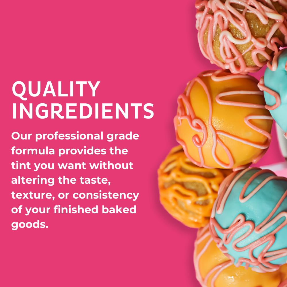 Chefmaster 12 Bottle Set of Candy Colors, True-Tone Shades, Oil-Based, Professional-Grade Dye, Chocolate, Strawberries, Cake Pops, Decorating, Easy-to-Use, Manufactured in the USA, 0.64 oz Each