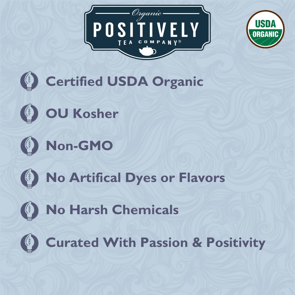 Organic Positively Tea Company, White Tea Sampler, Loose Leaf, 4 Ounce, 3 Pack