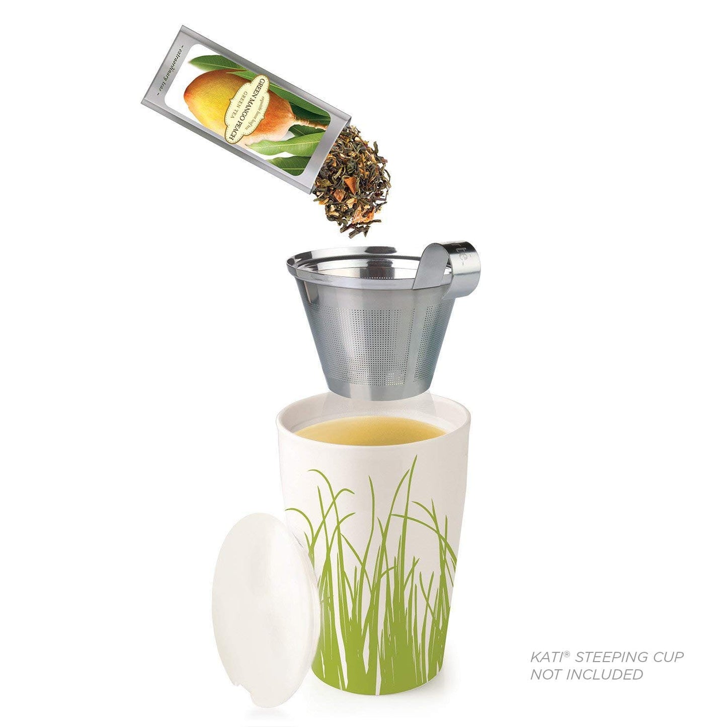 Tea Forte Tea Tasting Assortment Single Steeps Loose Leaf Premium Tea Gift Set Sampler, 15 Count 3 of Each Assorted Blends, Pre-Portioned Single Serve Pouches, Steeps 12 oz