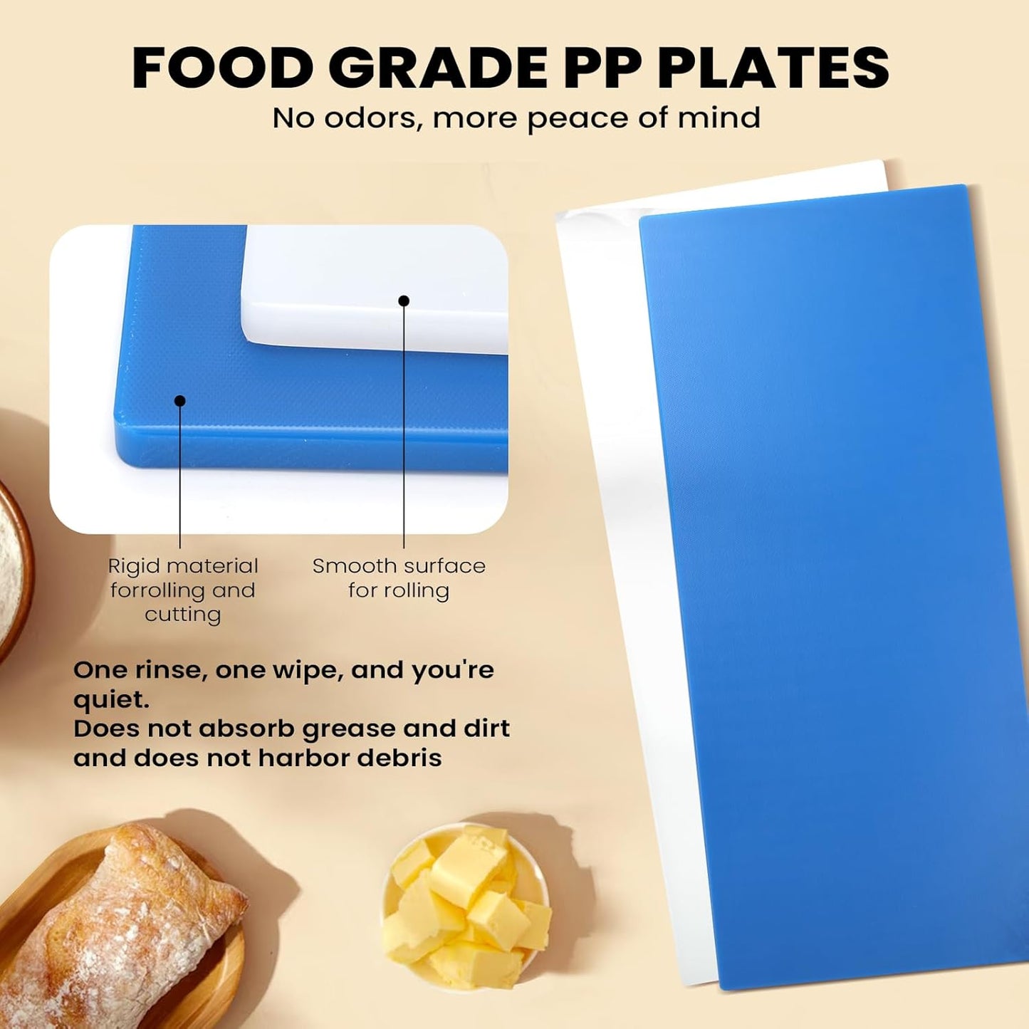 Compact Dough Sheeter (12") with 2 Sheeter Board. Manual Dough Sheeter Machine with Adjustable Thickness Settings for Making Fudge Crust, Pizza Dough, Puff Pastry Dough