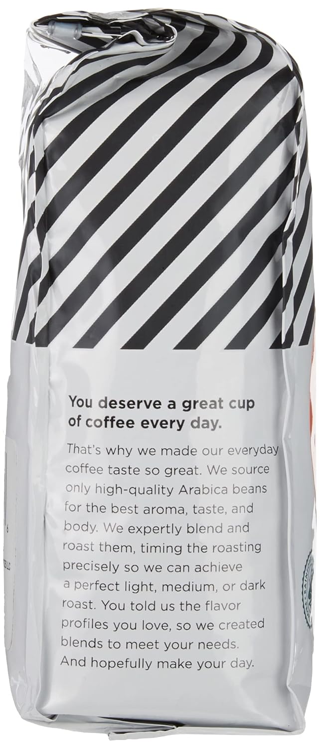 Amazon Fresh Decaf Colombia Whole Bean Coffee, Medium Roast, 12 Ounce