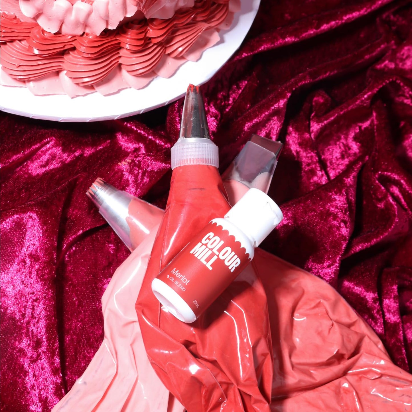 Colour Mill Oil-Based Food Coloring, 20 Milliliters Merlot (0.68 Fl Oz)