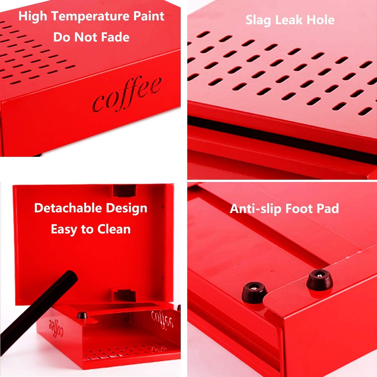 Coffee Knock Box Large Size Espresso Knocker Coffee Grounds Knock Drawer