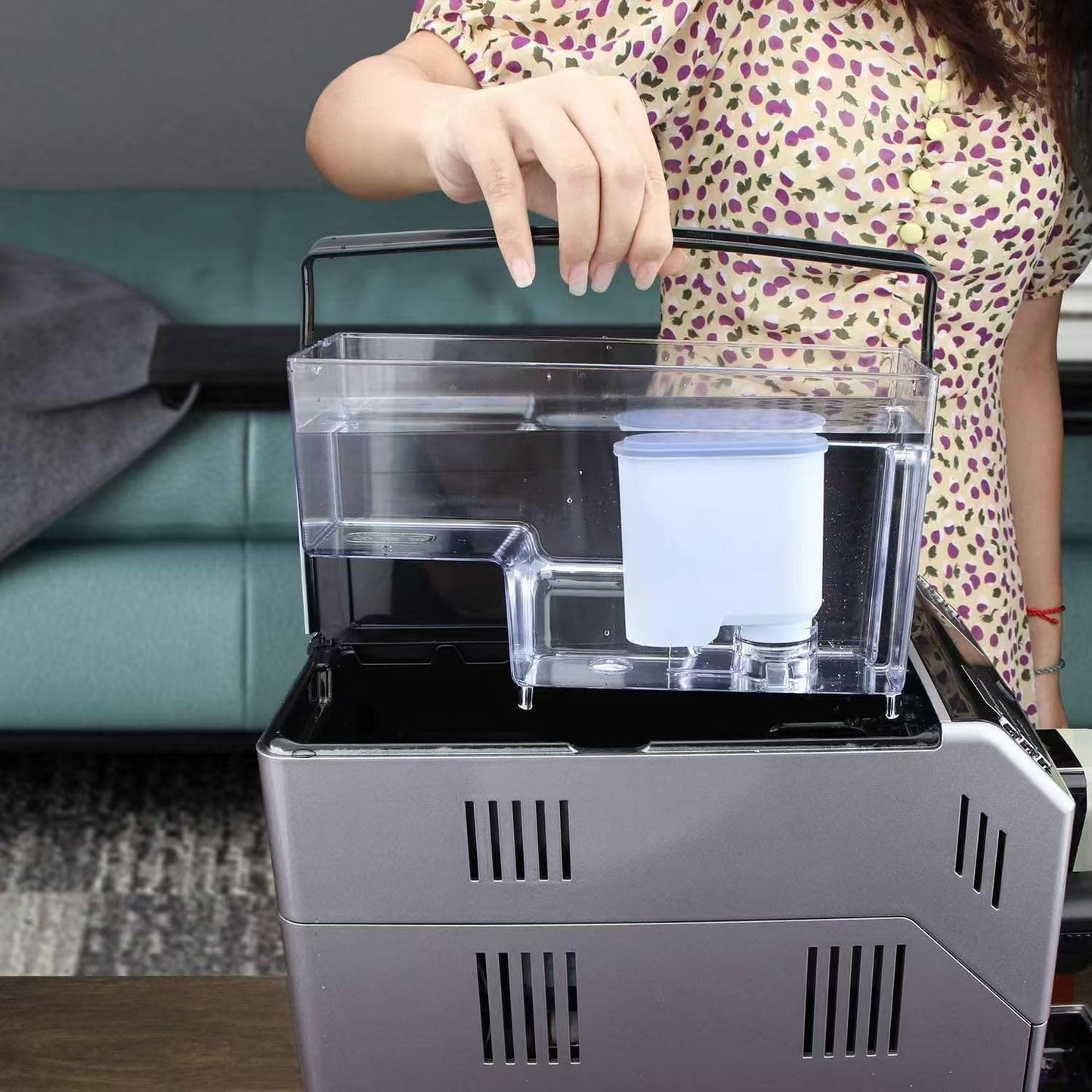 AquaClean Compatible Water Filters (2-Pack) & Descaling Liquid (250ml x 2) - Replacement for Philips Coffee Machines (4)