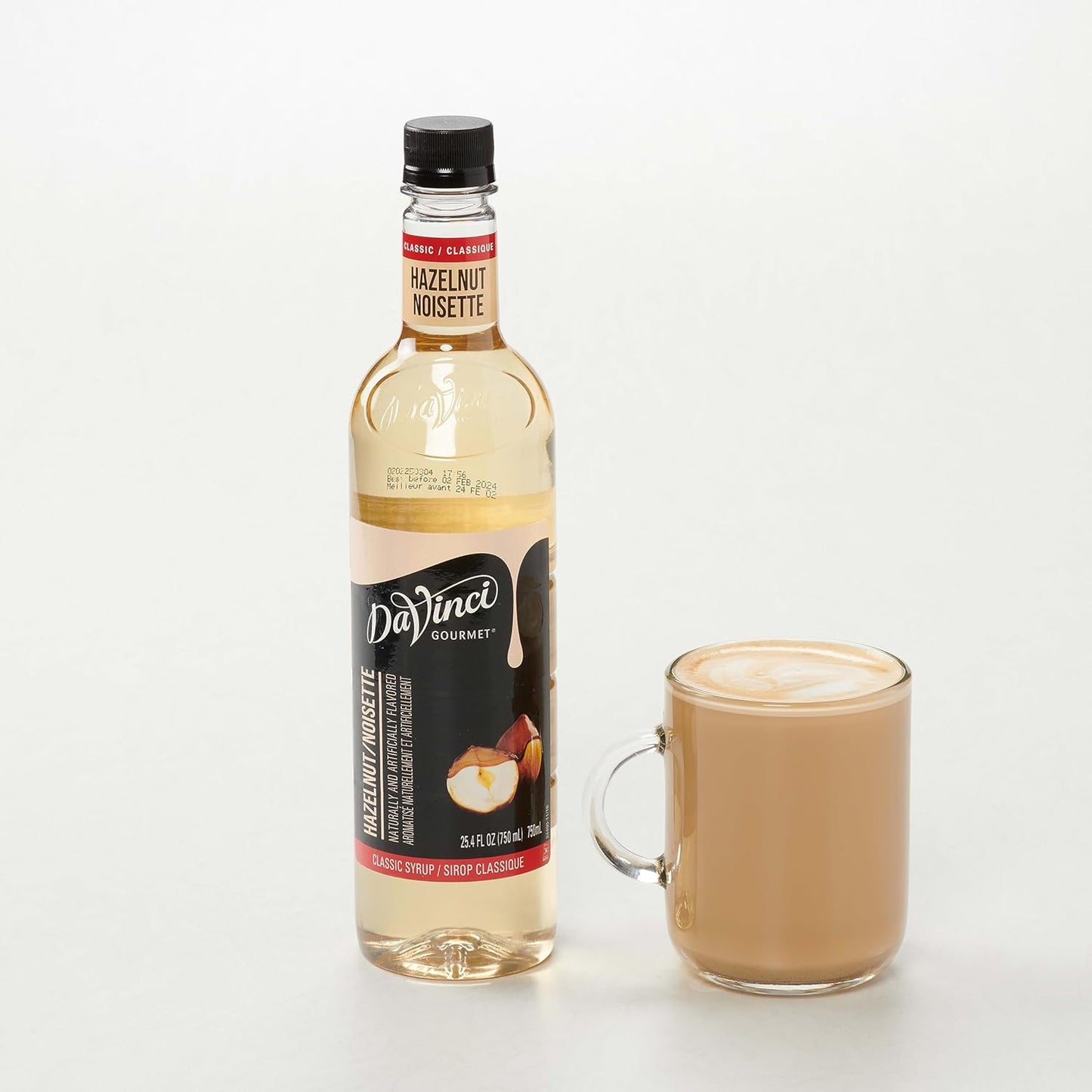 DaVinci Gourmet Classic Original Hazelnut Syrup, 25.4 Fluid Ounces (Pack of 1)