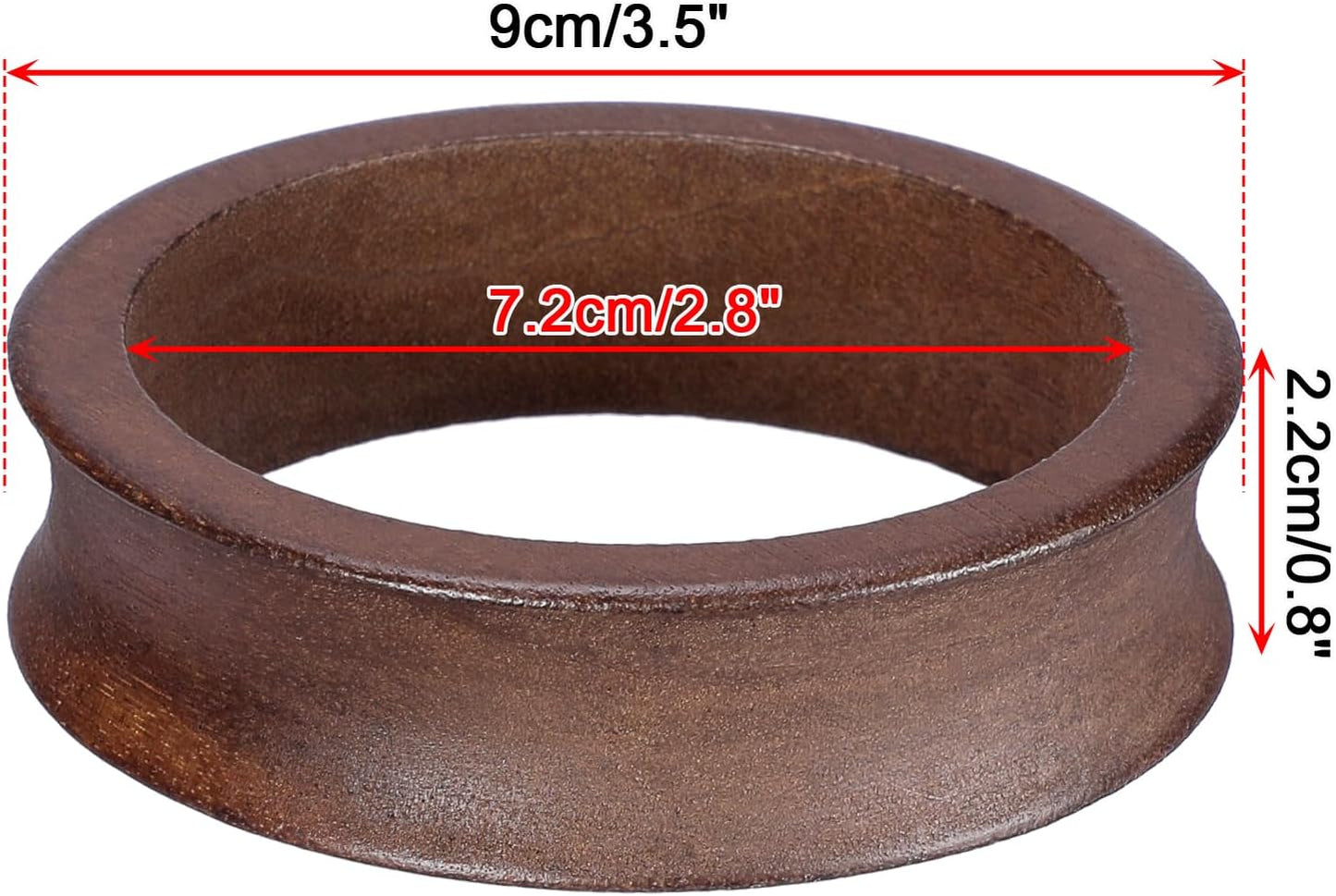 JUXYES Wooden Sphere Holder Display Stand, 3 Pack Large Wood Sport Ball Stand, Simple Round Display Easel Stands for Soccer Ball, Footballs, Baseball, Tolleyball, Basketball, Rugby, 72mm