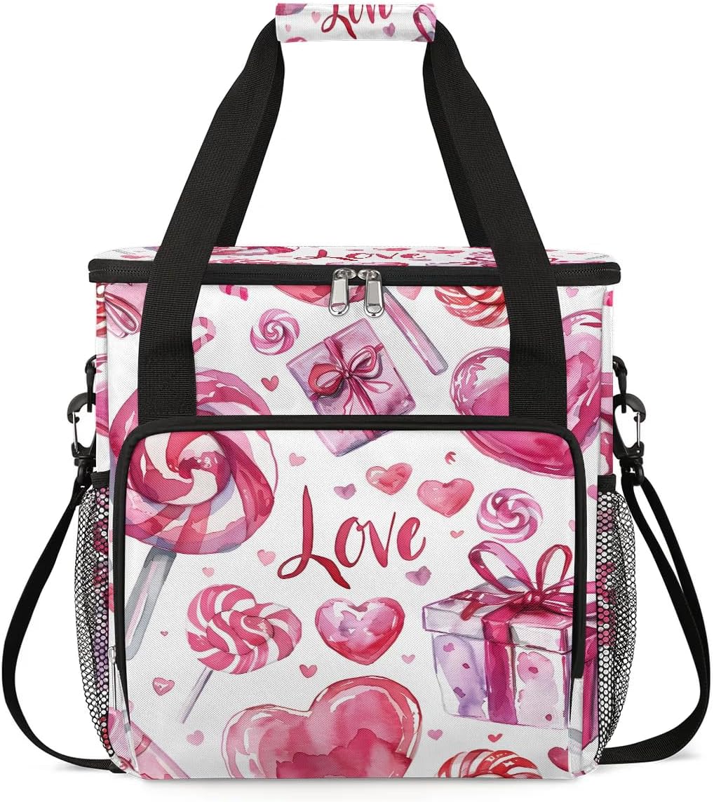 Coffee Maker Travel Bag Compatible with Keurig K-Mini, K-Mini Plus, Nespresso Vertuo or Other Accessories, Portable Coffee Maker Case with Shoulder Strap for Travel(Bag Only)