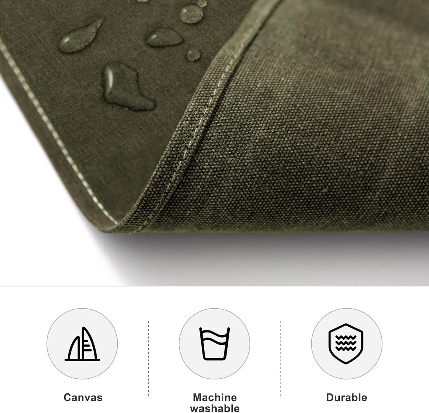 Cotton Canvas Cross Back Apron for Art Painting Garden Chef Bartender Work,Women Men 3 Pockets Waterproof Adjustable M-XXL