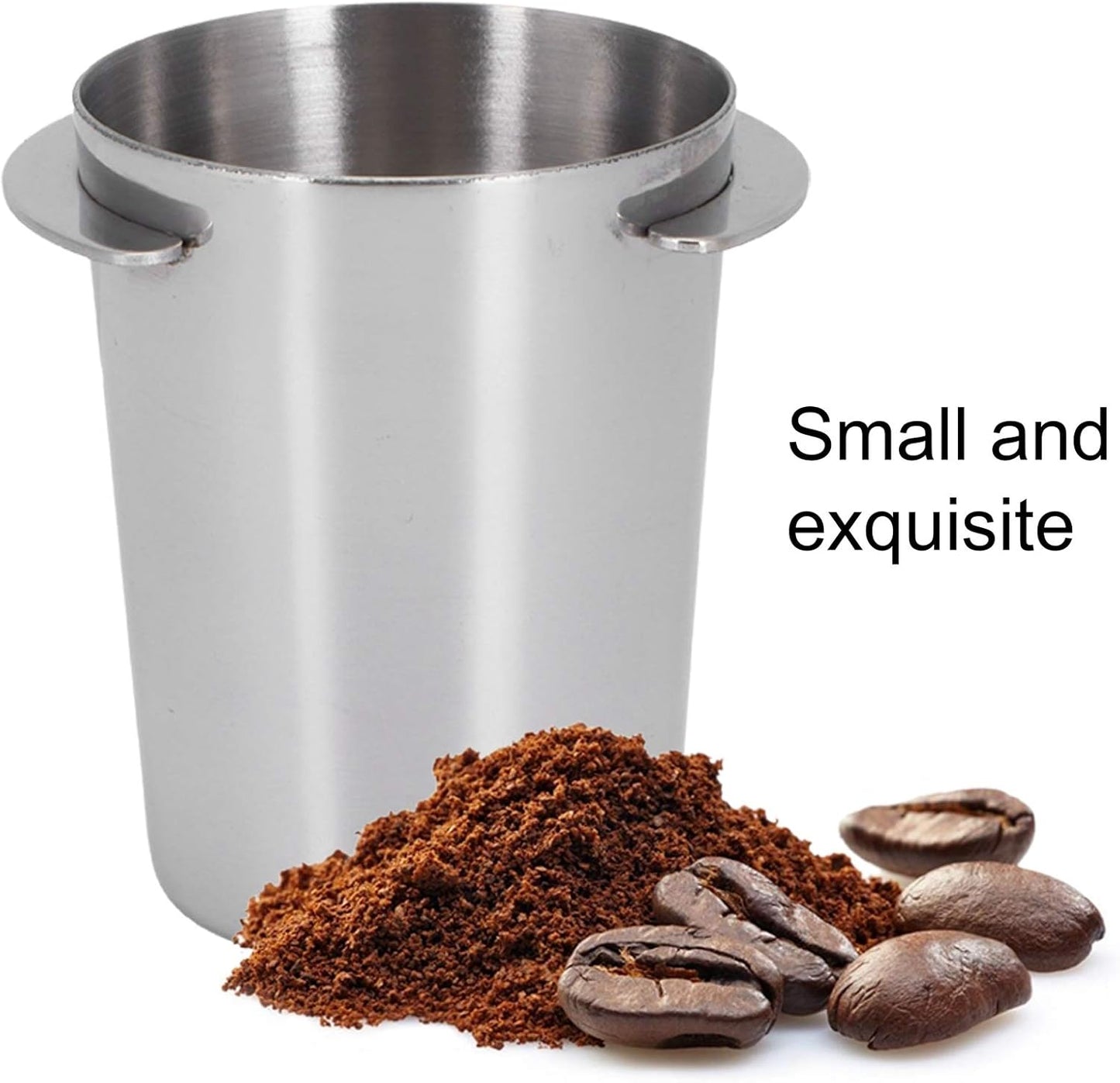 51mm Coffee Dosing Cup, Stainless Steel Coffee Bean Dosing Cup, Coffee Dosing Cup Suitable for Milk Tea Shop Coffee Shop Italian Coffee Machine