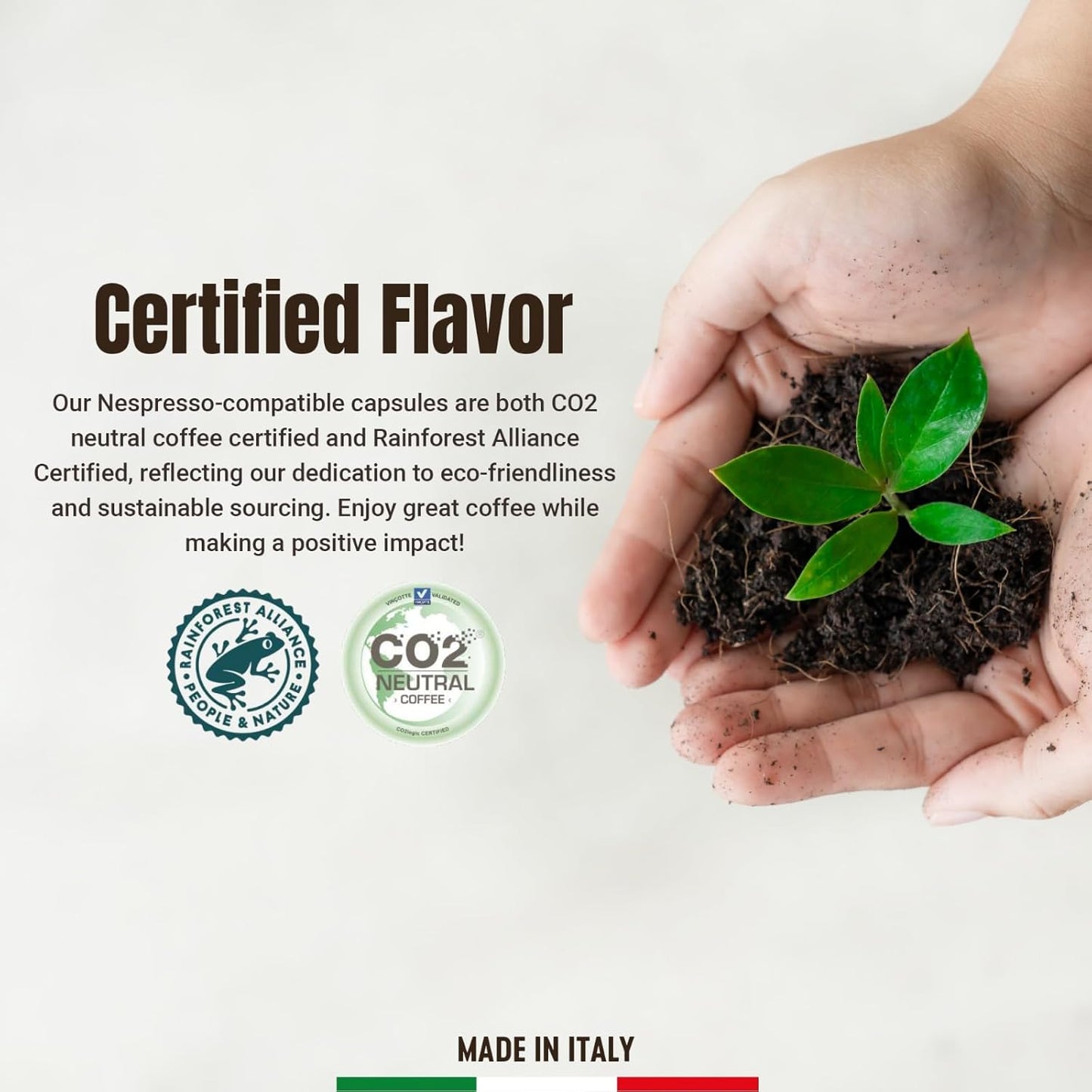 FORTISIMO Espresso Pods Variety Pack - 100 Count Espresso Capsules - Compatible with Nespresso Original Line Machines - Authentic and Refined Taste Freshly Packaged in Italy