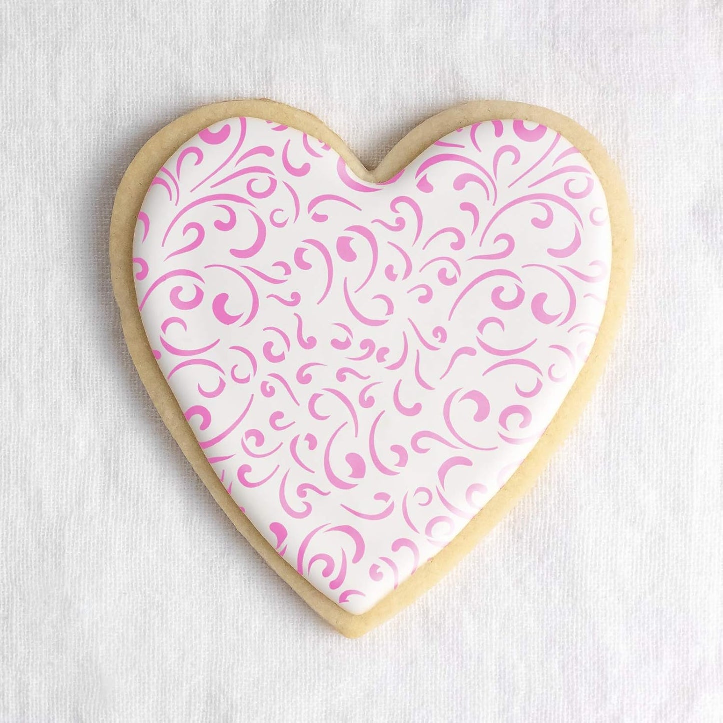 Fancy Pattern Cookie Stencil - Sugar Cookie Stencil, Cookie Decorating, Cooking Stencil, Airbrush Stencil, Airbrush Pattern