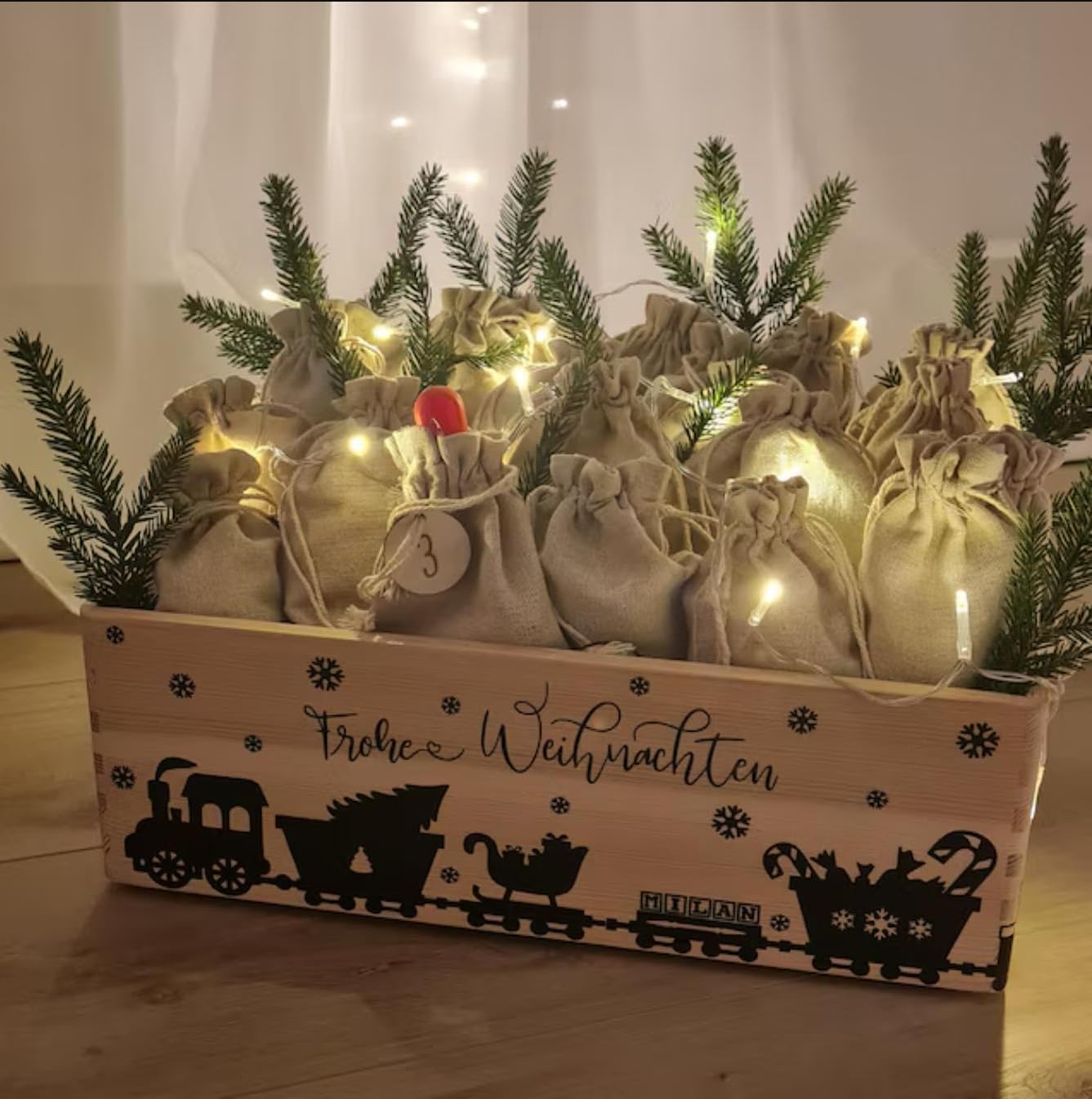 Christmas Stencils for Window Glass Large Christmas Stencil Reusable Winter Forest House Village Holiday Drawing Templates for Painting on Window Wall Doormat Glass Wood