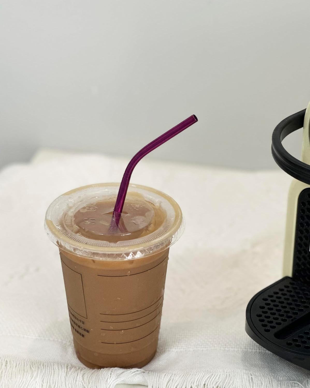 10 Pcs Stainless Steel Straws, Reusable Drinking Straws, 5 Straight + 5 Bent Metal Straws Set With 2 Pcs Cleaning Brushes (Rose Red, 8.5 Inch)