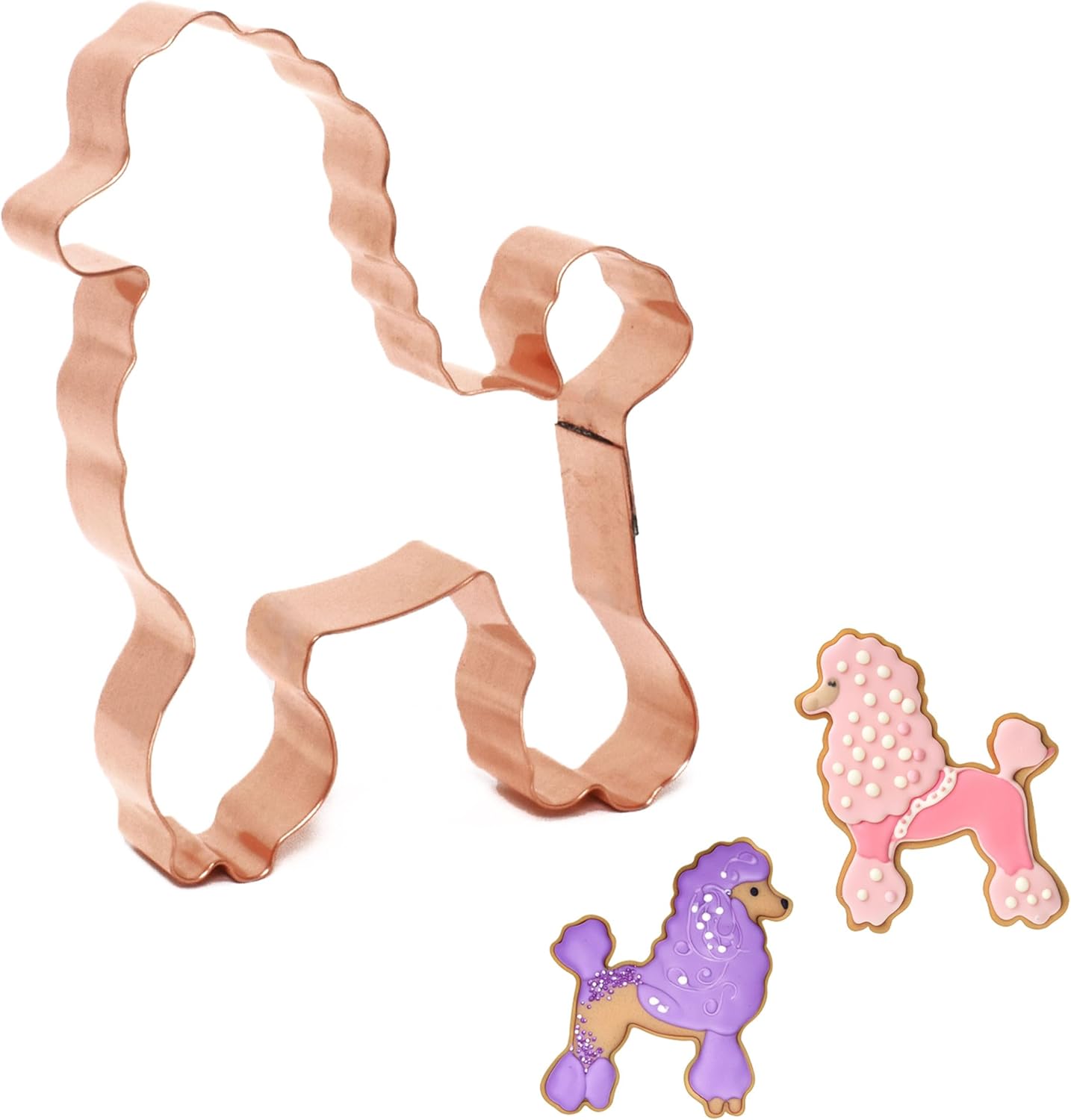 Poodle Cookie Cutter 4.25 Inch Handcrafted in USA by The Fussy Pup