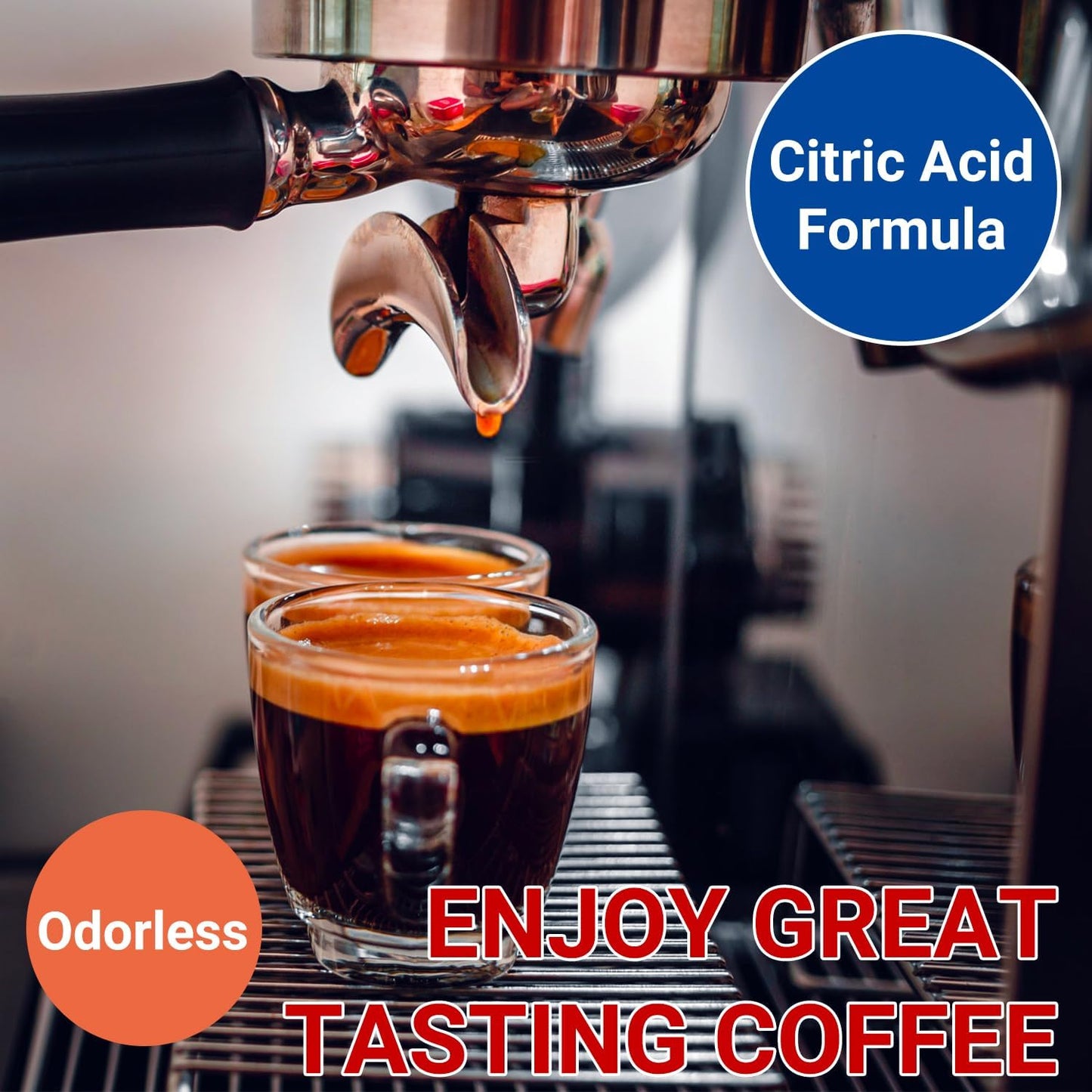 Coffee Machine Cleaner Descaler Tablets - 40 Count, Used for Nespresso, Keurig, Ninja, Delonghi, Miele, Coffee Maker Pot Descaling & Cleaning Tabs, Descale Drip Coffe And Espresso Machines