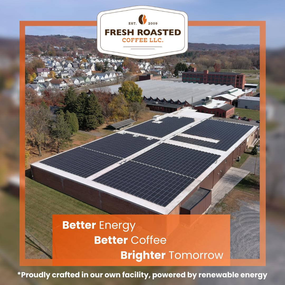 Fresh Roasted Coffee, Organic White Knight | USDA Organic, Kosher | Light Roast 12 oz, Whole Bean