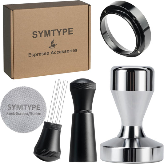51mm Tamper Espresso Accessories Kit: Espresso Tamper Set, Tamper for Espresso Machine Coffee Tamper Espresso Tools Barista Tools | Espresso Kit Espresso Machine Accessories Fit 51mm Portafilters