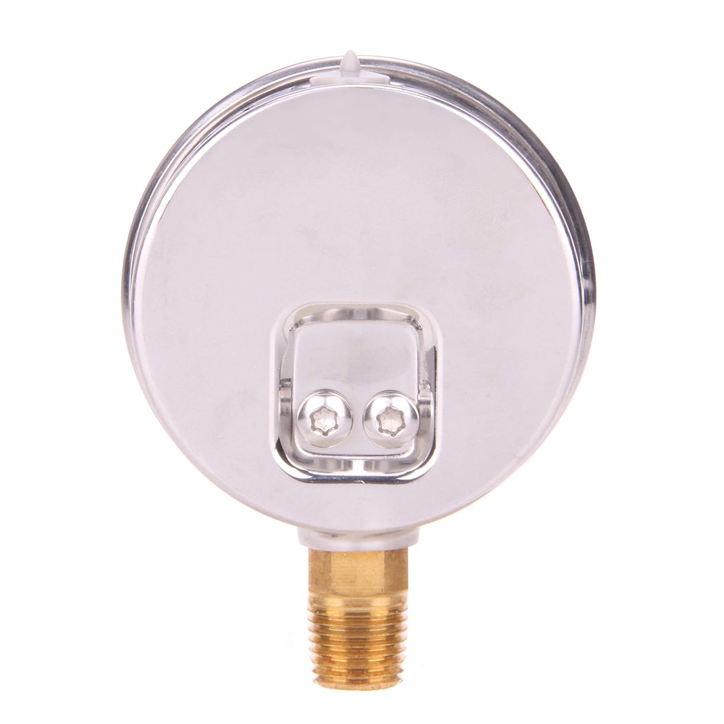 MEASUREMAN 2-1/2" Dial Size, Glycerin Filled Pressure Gauge, 0-100psi/kpa, 304 Stainless Steel Case, 1/4" NPT Lower Mount