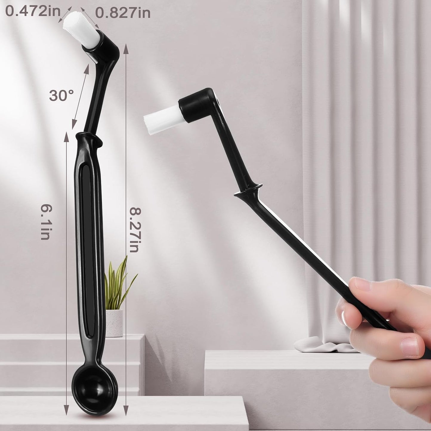 8 Pcs Espresso Machine Cleaning Accessories with 6 Coffee Towels Barista Microfiber Cloths 2 Cleaning Brush Grinder Tool with Spoon Coffee Bar Essentials for Steam Wands Countertops