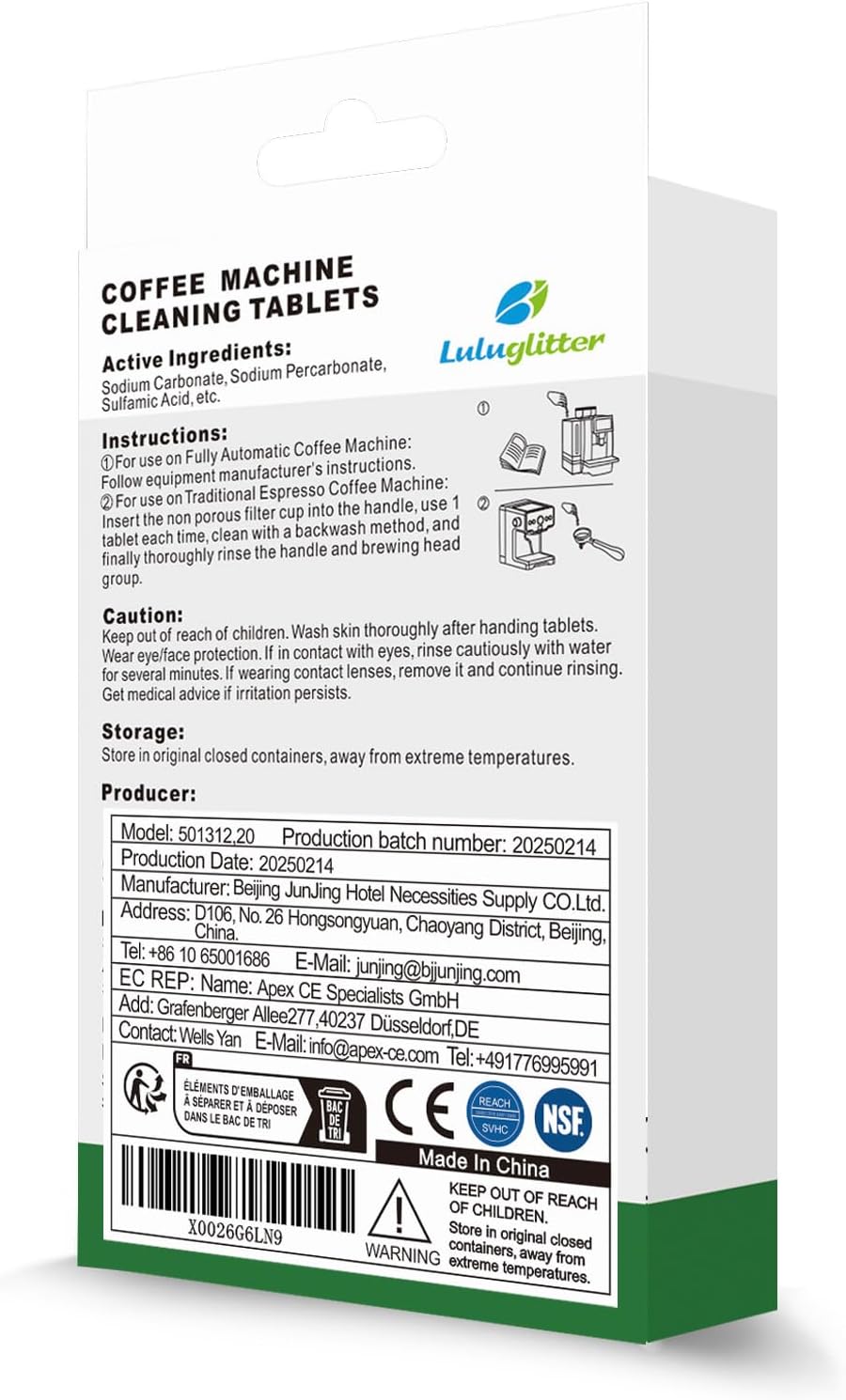 Espresso Machine Cleaning Tablets Coffee Machine Cleaner Compatible with Breville Barista Express, Gaggia, Delonghi, Jura, Philips 16 tabs Convenient removes coffee oils