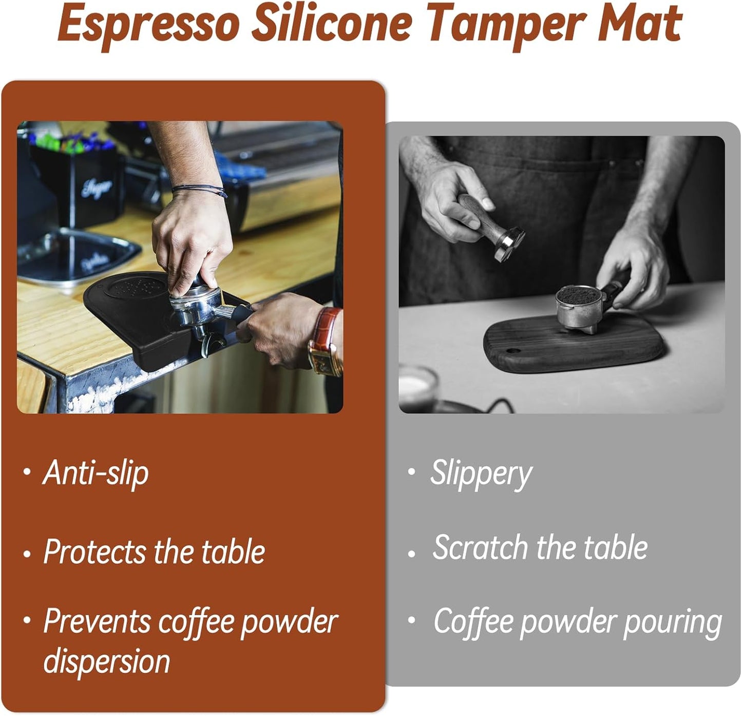 51mm Espresso Accessories Kit, Espresso Tamper Set, 51mm Spring Loaded Calibrated Tamper with WDT Tool, Espresso Dosing Funnel, Tamper Mat, Espresso Machine Accessories Kit for Barista