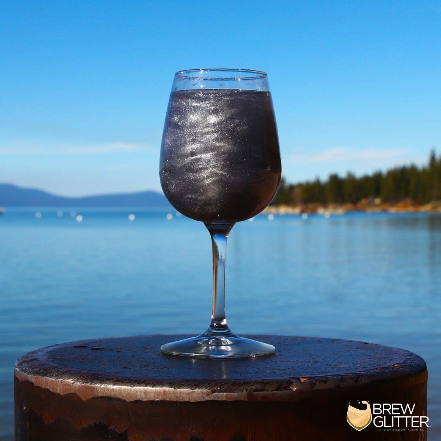 Brew Glitter - Black Shimmer (45g 1x Shaker Jar) | Edible Glitter For Drinks, Beer and Cocktail Beverages by Bakell