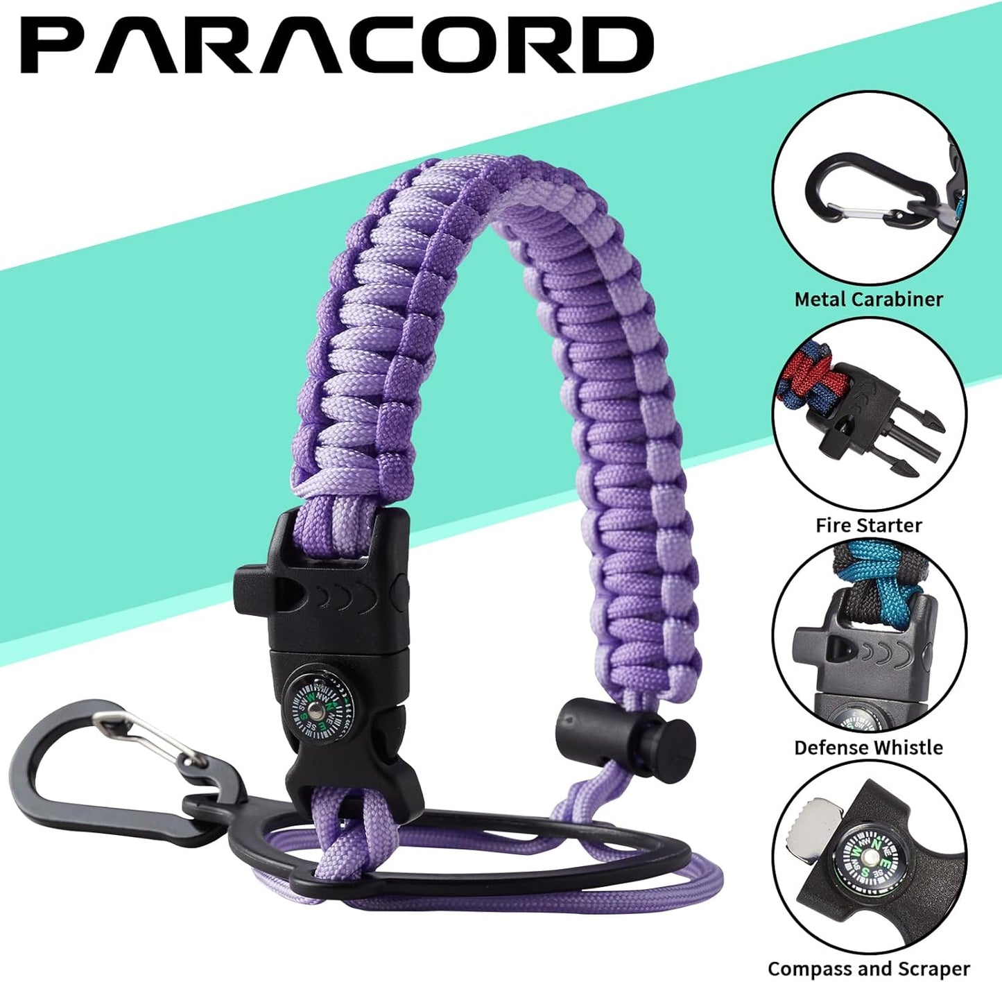 40 oz Water Bottle with Straw - Insulated Vacuum Water Flask with Straw & Auto Spout Lid, Paracord Handle & Carrying Pouch, Keep Cold 48H Hot 24H, Sweat-Proof Thermal Water Jug with Strap for Hiking