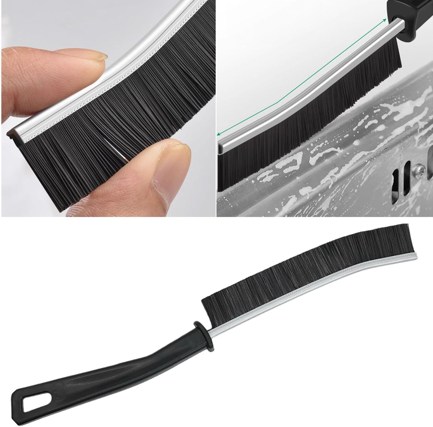 5-Pack Multifunctional Bathroom Cleaning Brushes - Hard Bristle, Long Handle, Cement Slurry Tool for Narrow Gaps & Home Spaces