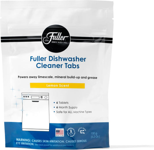 Fuller Dishwasher Cleaner Tabs - Lemon Scent