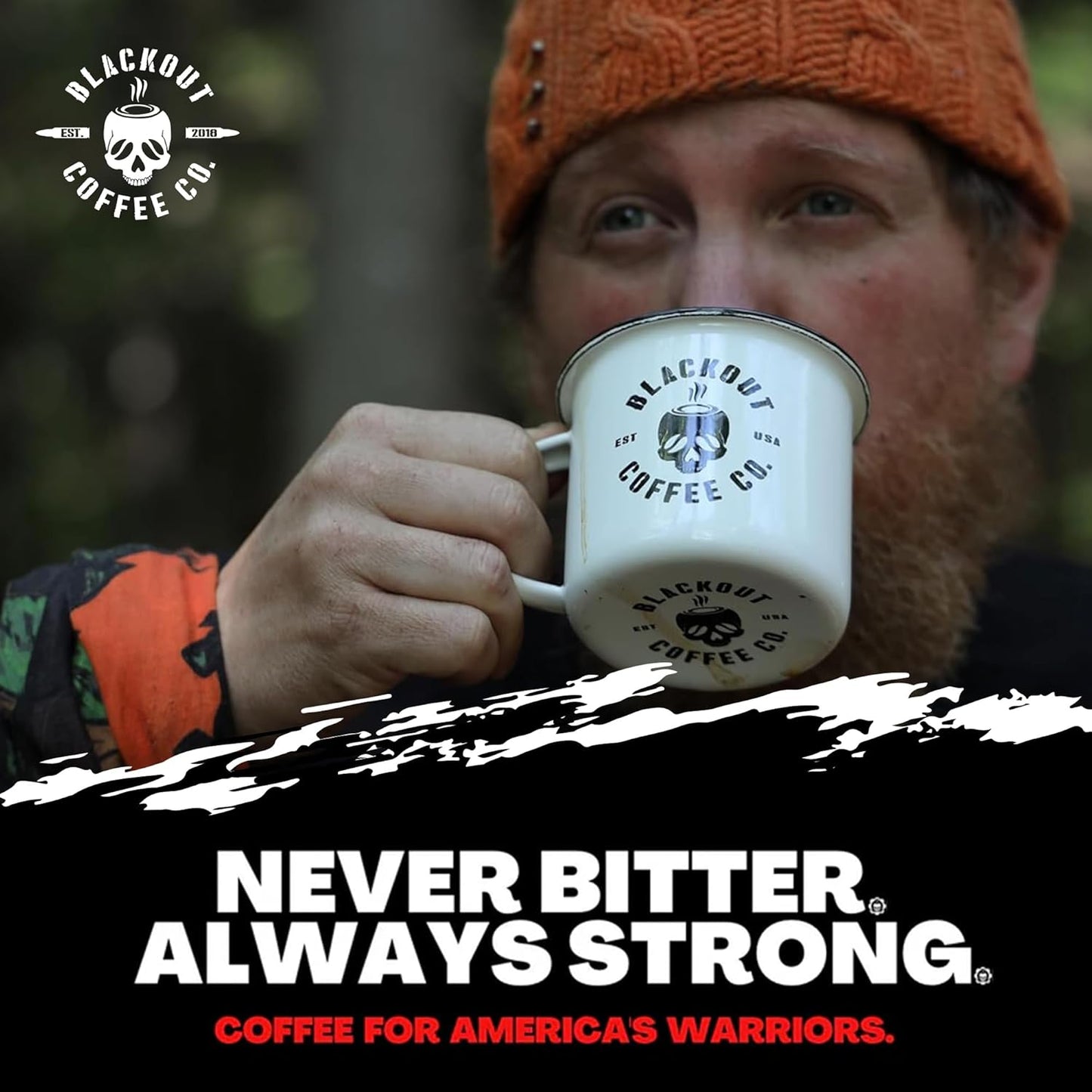 Blackout Coffee Butterscotch Toffee Flavored Medium Roast - Freshly Roasted in the USA - 12 oz Ground Coffee Pouch