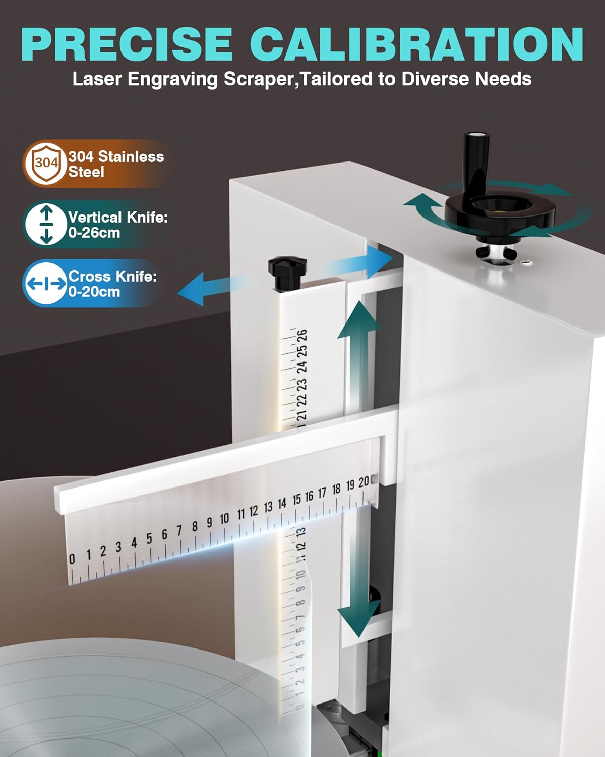 WantJoin Automatic Cake Decorating Machine, 4–12" Cake Icing & Frosting Machine, 60–320 RPM Adjustable Speed, Stainless Steel Cream Spreader with Turntable & Scraper, Commercial Bakery Equipment