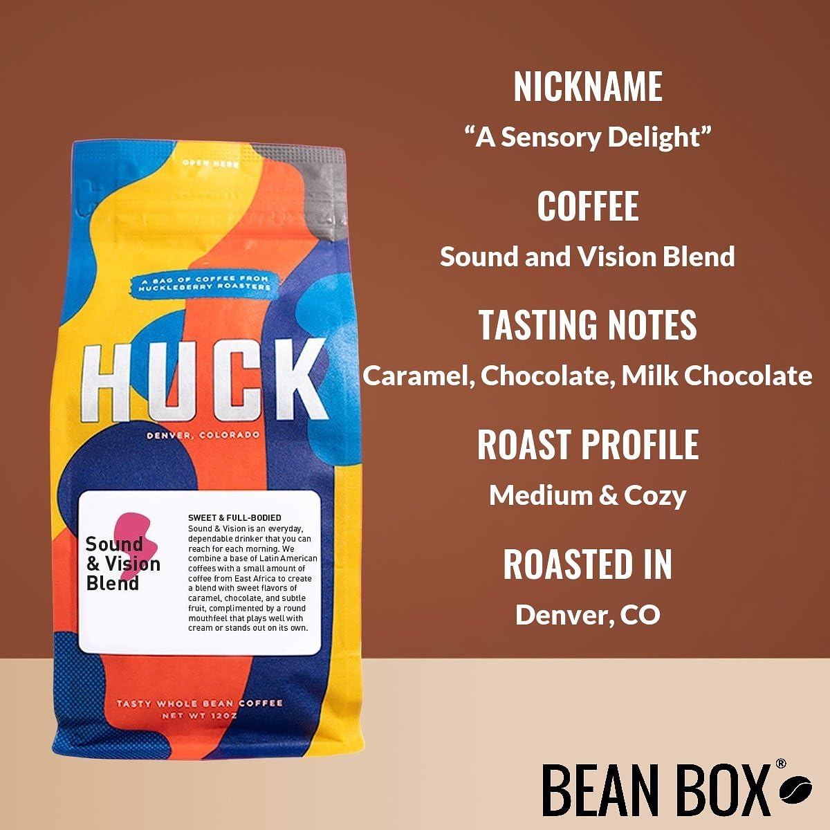 Bean Box Sampler - Roasted by Huckleberry Roasters, 3-Pack, Whole Bean, Gourmet Coffee