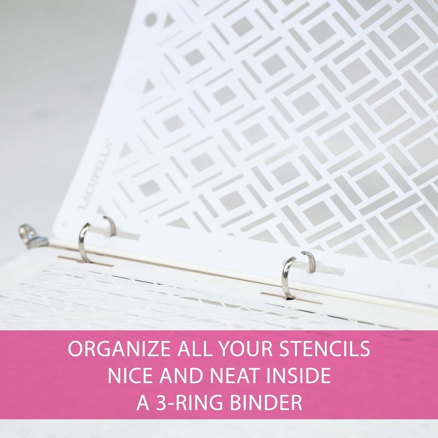 Large Cake Decorating Stencil (ENIC) Art Deco Pattern