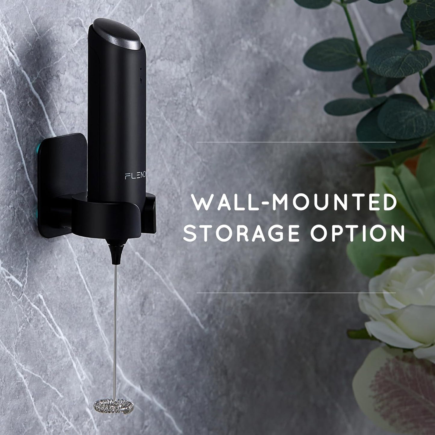 Rechargeable Milk Frother Handheld, Coffee Frother Handheld with USB-C Charging Stand, Electric Drink Mixer Handheld, Mini Electric Whisk Frother for Coffee, Matcha, etc