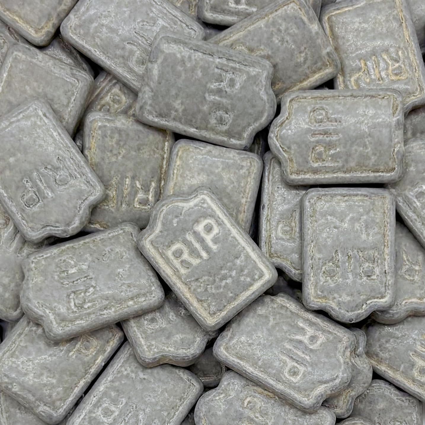 Dynastang Gravestones Sprinkles Halloween Edible Gravestone Cake Decoration Cupcake Toppers Cookie Decorating Perfect for Cakes, Cupcakes, Desserts Toppings 3OZ