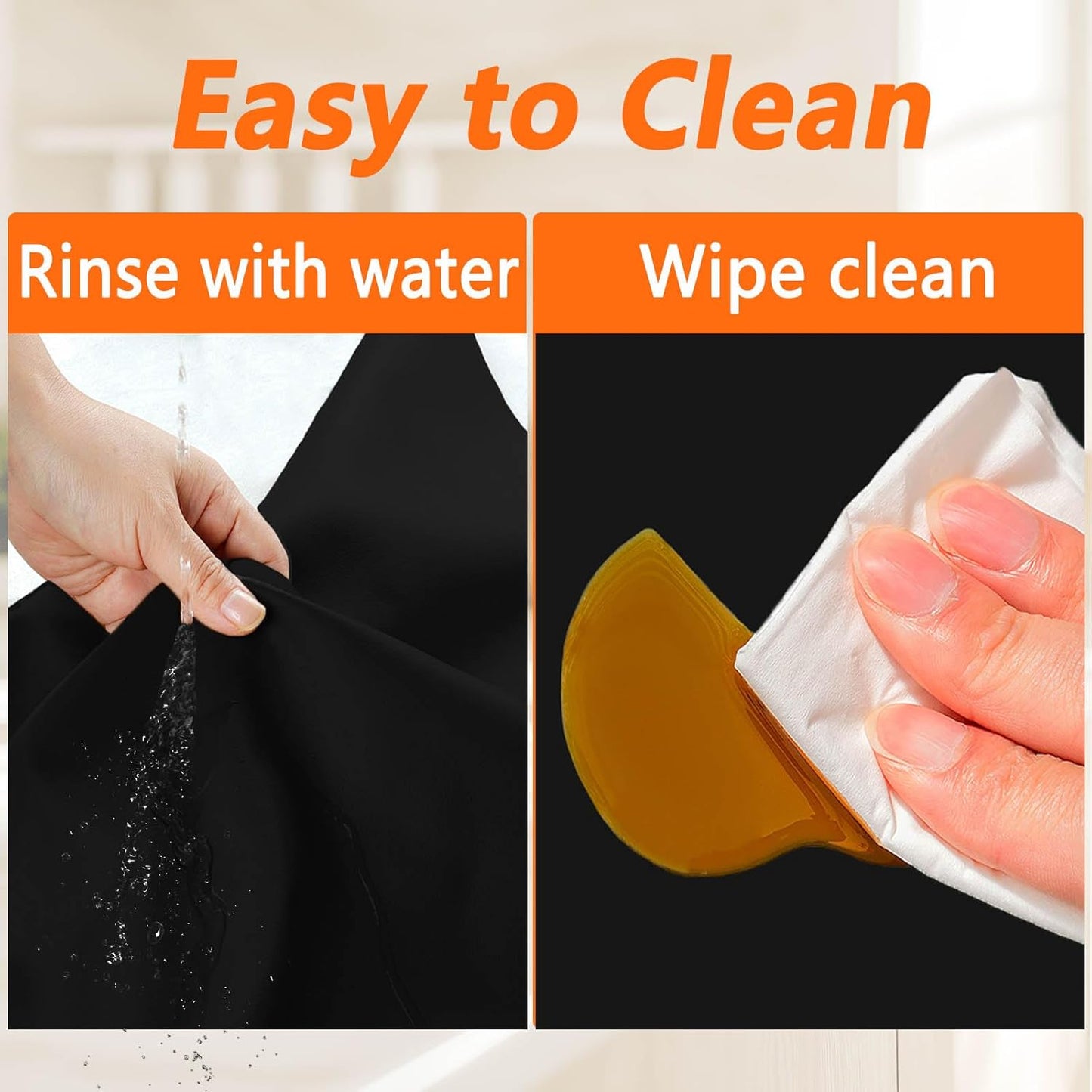 120" x24''(305cmx60cm) Extra Large Silicone Mat for Kitchen Counter, Heat Resistant Countertop Protector, Non-Slip Waterproof Kitchen Island Mat, Easy to Clean, Light Gray