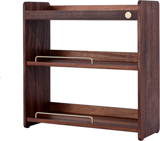 Coffee Mug Holder Wooden Cup Rack Mug Display Shelf Coffee Cup Holder for Countertop With 6 Mug Cups 3 Tier Wood Coffee Mugs Holder for Kitchen Coffee Cup Storage