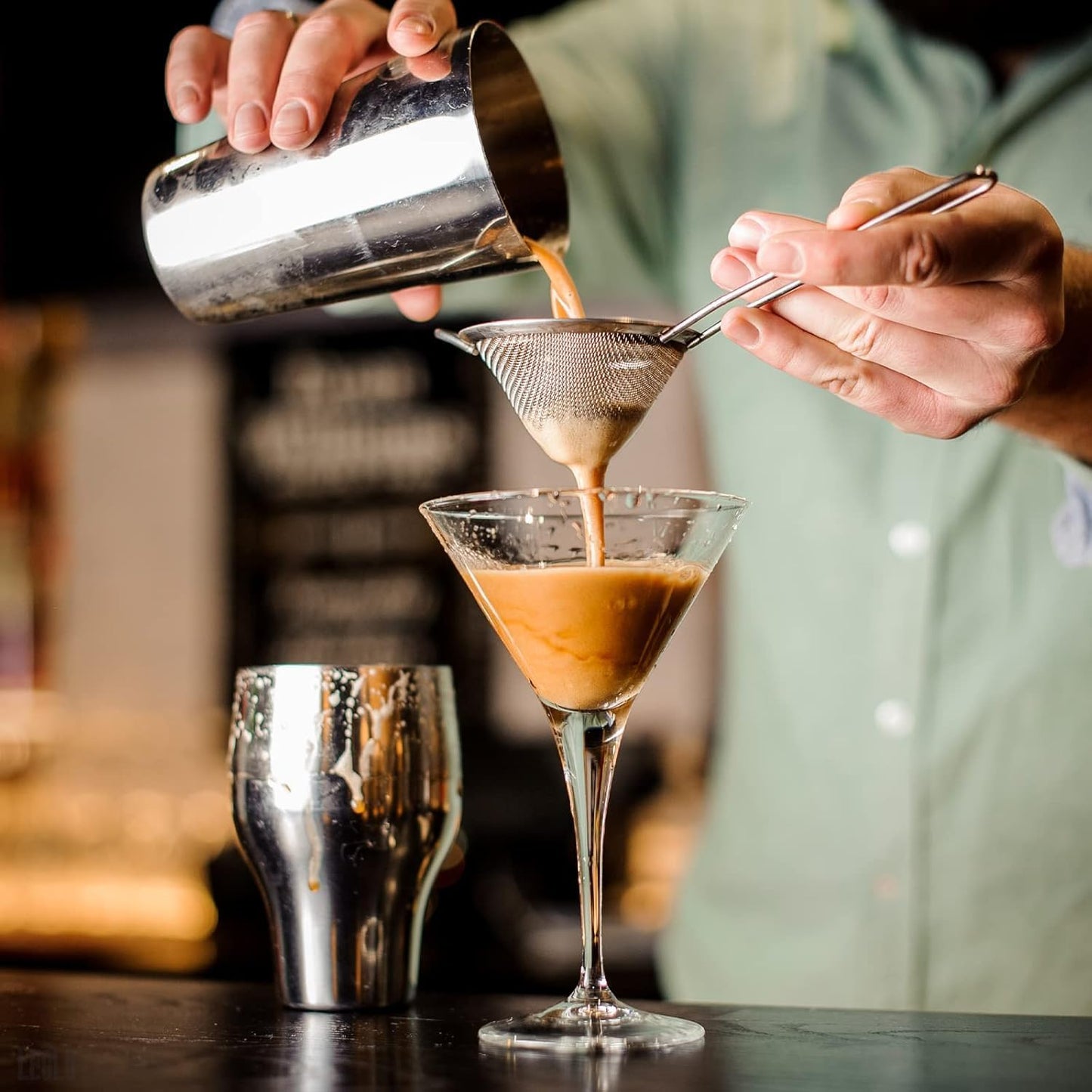 Fine Mesh Strainer with Handle – 3.3" Tea Strainer for Loose Tea Leaves and Coffee, Stainless Steel Tea Infuser with Handle – Good for Brewing Tea and Coffee