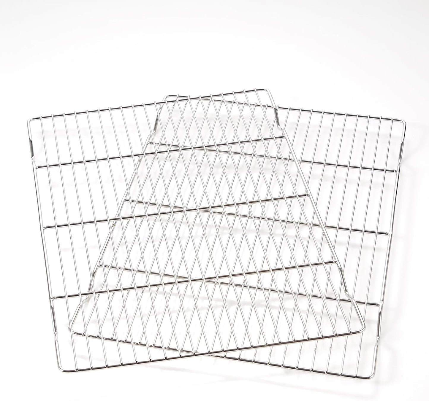 Cooling rack,2-Pack Heavy-Duty Stainless Steel wire rack for cooking (16.5"x11.5") - Oven Baking Wire Rack for Sheet Pans, Bread, Dishwasher Safe & Non-Toxic Metal Grates