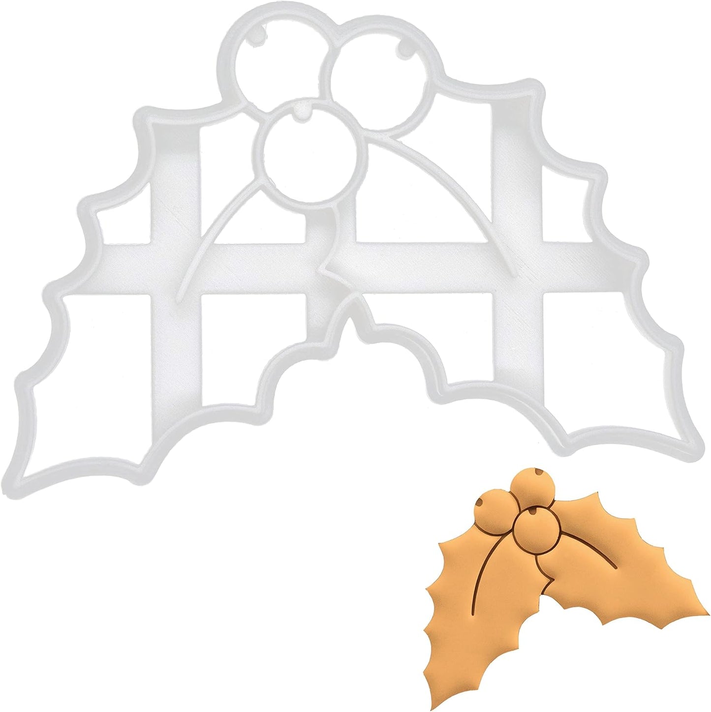 Christmas Holly Cookie Cutter, 1 piece - Bakerlogy