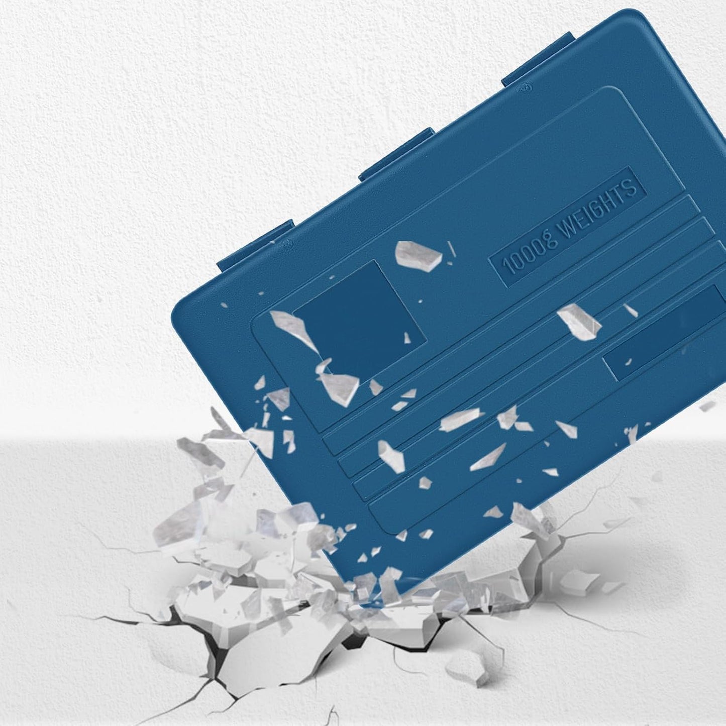 QP Calibration Weights 1000g, 8PCS OIML Class M1 High Precision Scale Calibration Weight Set, 10g 20g 50g 100g 200g 500g Calibration Weight with Tweezers for Digital Scale, Gram Scale, Lab Scale