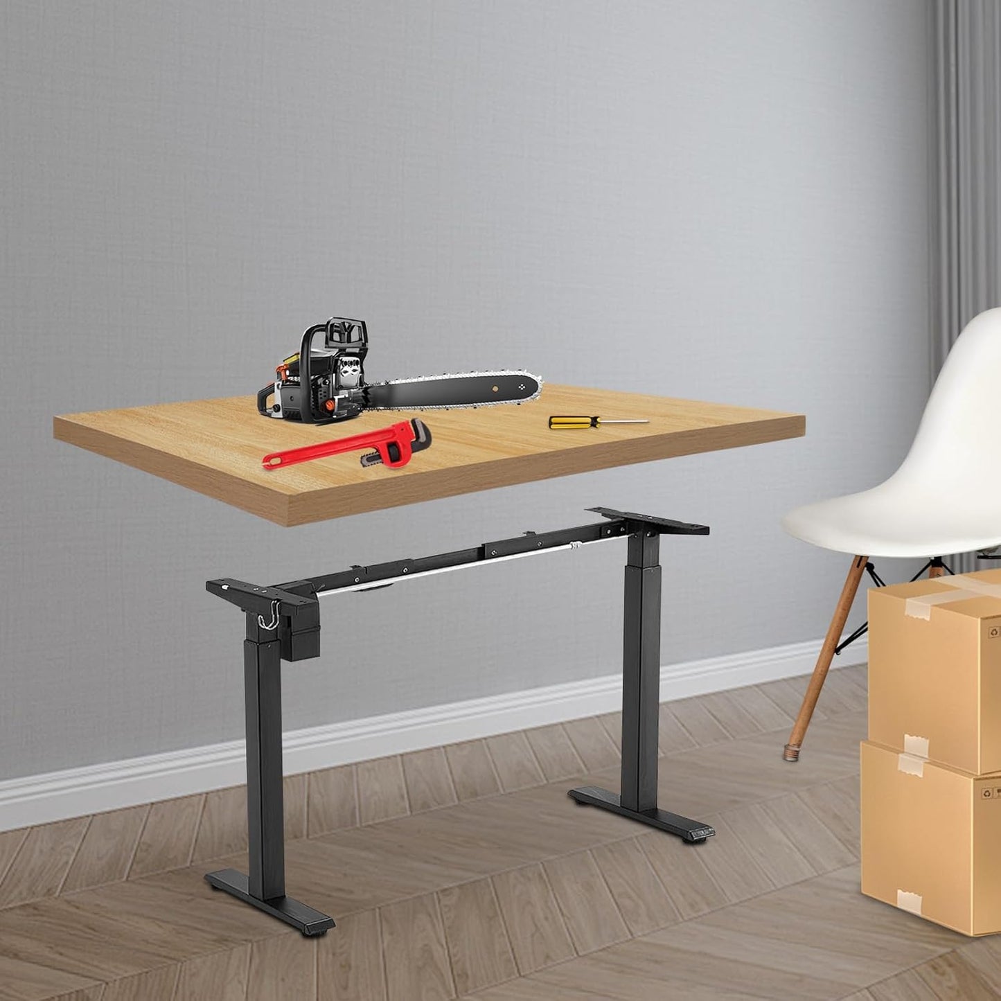 Butcher Block Countertop | 36x24in Wood Board Countertop | DIY Washer Dryer/Island/Kitchen Counter-top | countertop Cutting Board | 1102lbs Load Capacity | Wood Color | NO Base Legs, 1.38in Thick