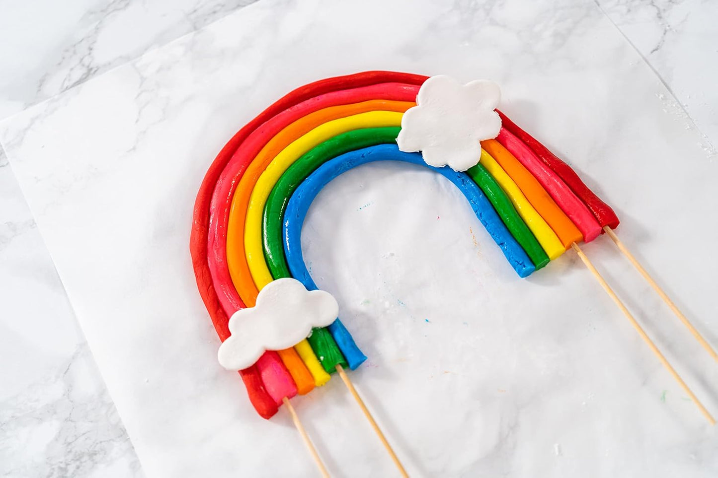 Bakerpan Premium Rolled Orange Fondant for Cake Decorating - 1 Pound, Vanilla Flavor