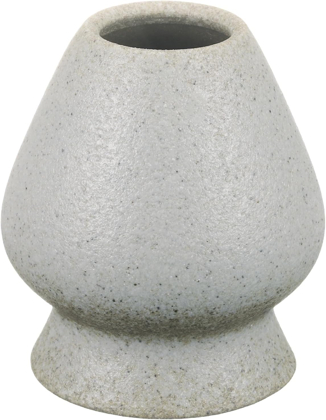 HARFINGTON Ceramic Chasen Stand 70mm Matcha Whisk Holder Teas Set Whisks Stand Traditional Matcha Tea Chasen Holder Tea Set Accessories for Tea Tasting, Earth Yellow