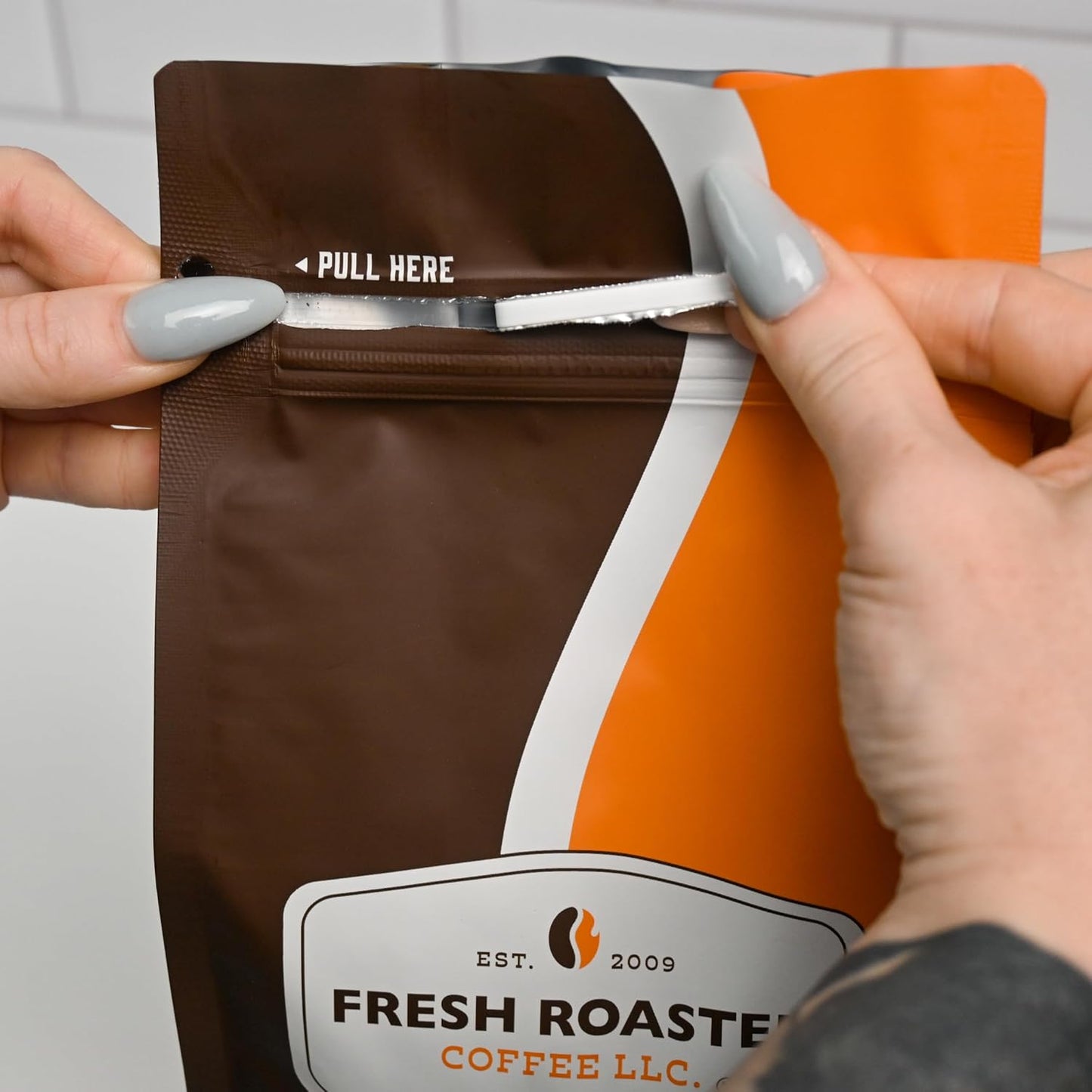 Fresh Roasted Coffee, Tiger Nebula, 12 oz, Medium Roast, Kosher, Whole Bean