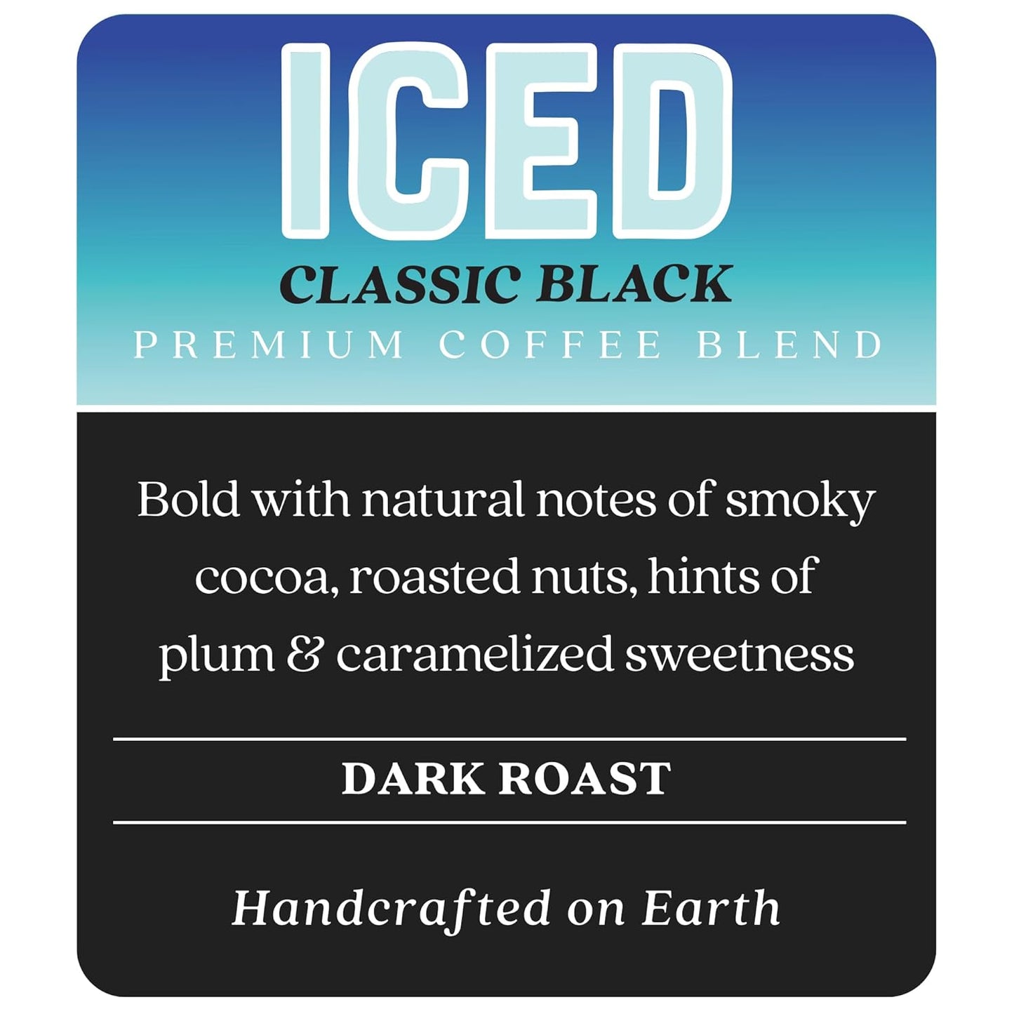 Copper Moon Single Serve Coffee Pods for Keurig K-Cup Brewers, Classic Black Brew Over Ice, 20 Count