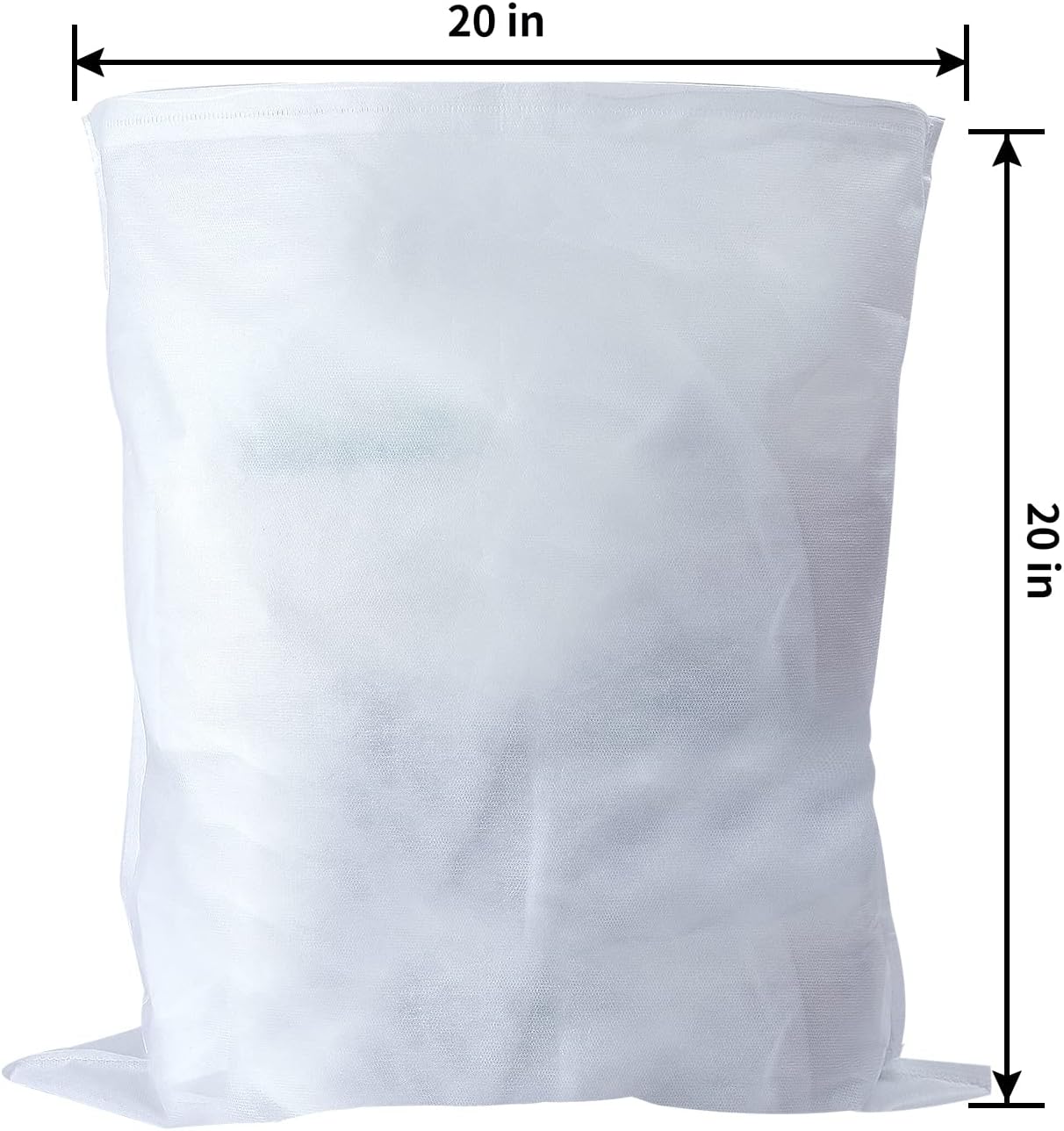 50 Pack Cold Brew Coffee Filters, 20" X 20" Commercial Cold Brew Filters, Filter Bag for Brew Up To 5 LBS Coffee, Fits 5 Gallon Buckets