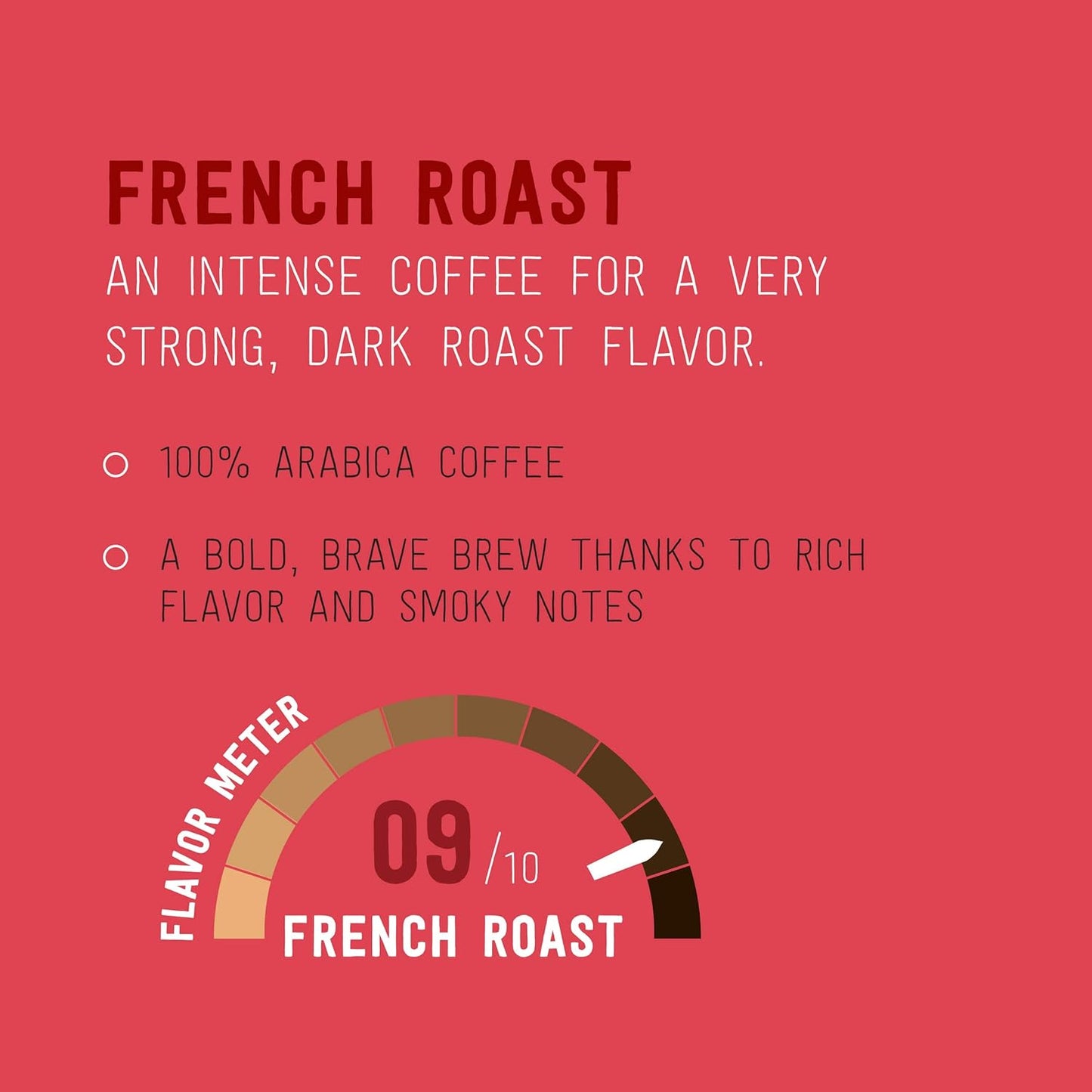 Amazon Brand - Happy Belly Dark Roast Coffee Pods, French Roast, Compatible with Keurig 2.0 K-Cup Brewers, 24 Count